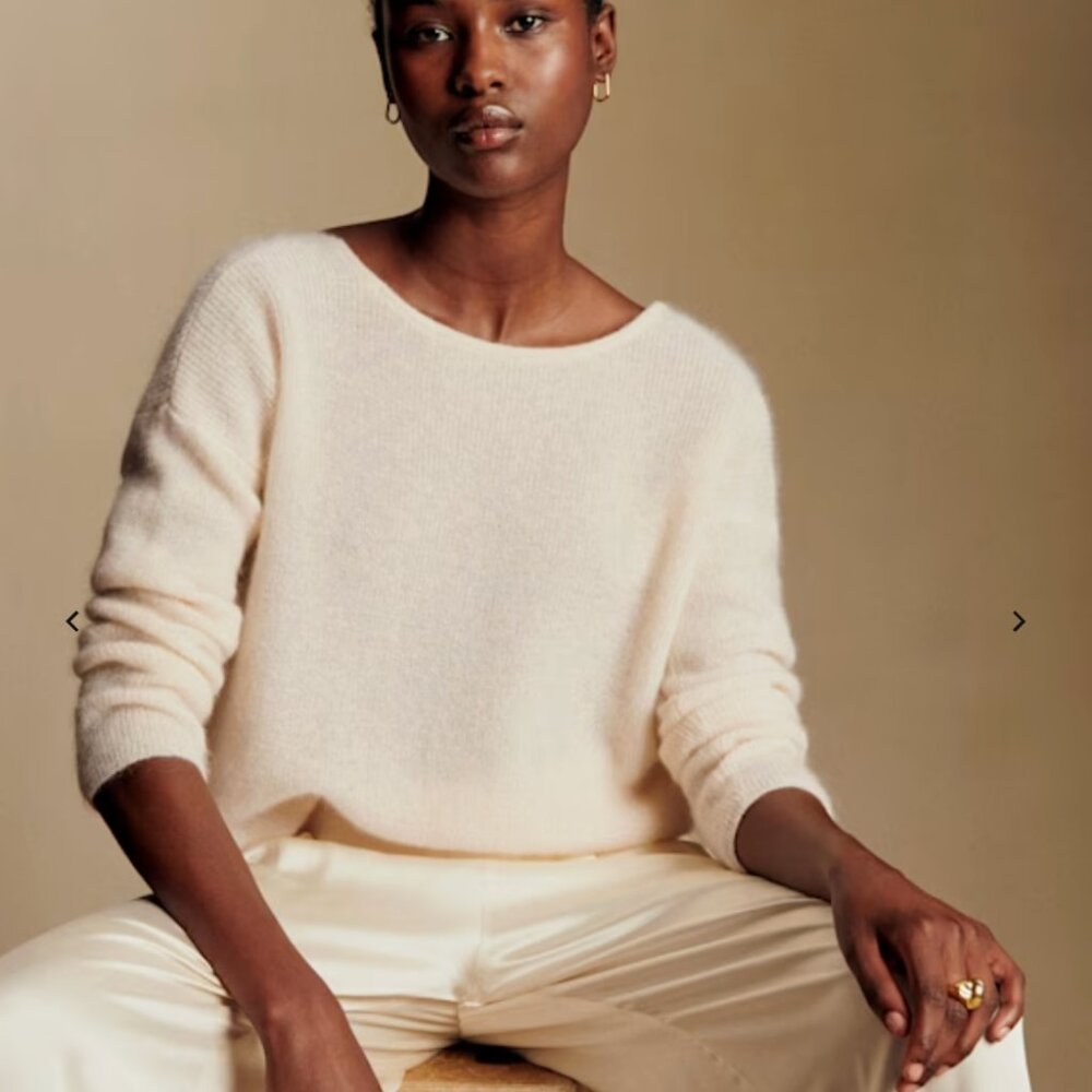 NWT Sezane Barry Cardigan Ecru size M